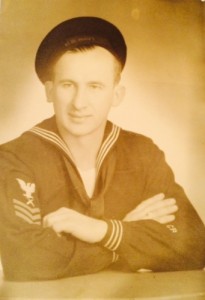 Figure 3: Anthony J. Talecki in naval uniform during WWII
