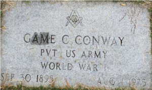 Grave of Game C. Conway