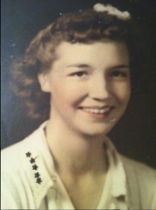 My great-grandmother, Frankie Lee, was photographed wearing my great-grandfather's stars during wartime. 