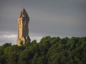  The Wallace National Monument in Abbey Craig, Scotland.