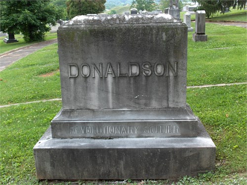 Gravestone marked Donaldson