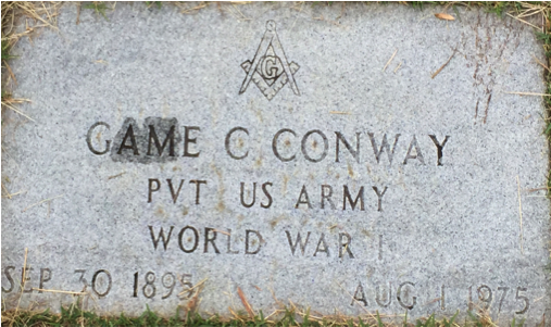 Gravestone of Game C Conway