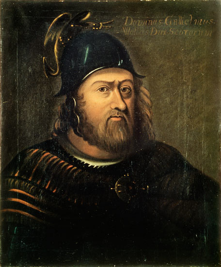 Painting of a man in a helmet